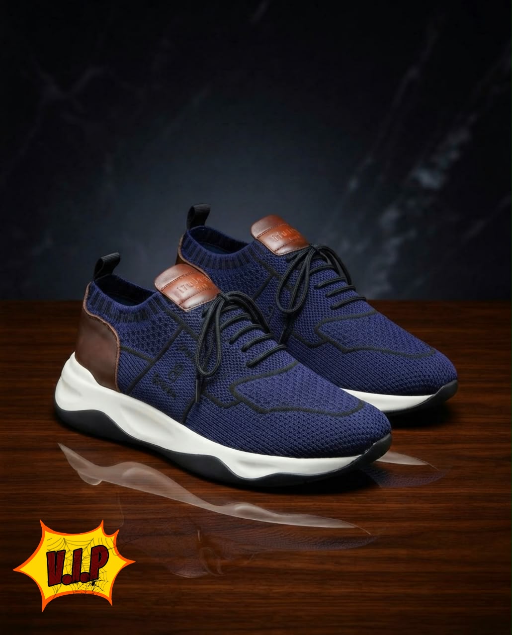 Sneakers Homme Premium Marron et Noir