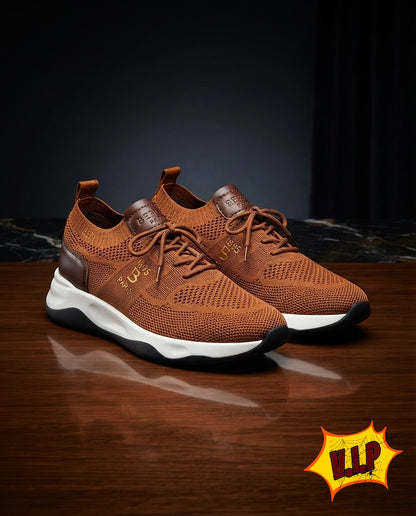 Sneakers Homme Premium Marron et Noir