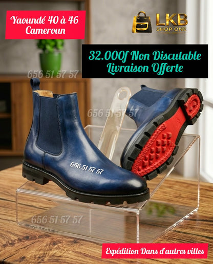Bottines Chelsea Premium Homme – Élégance & Robustesse | Pointures 40 à 46